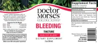 Label for Bleeding Tincture