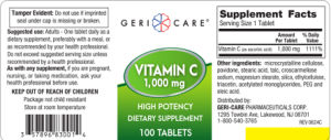 Vitamin C 1,000 mg