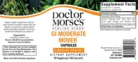 Label for GI Moderate Mover Capsules 450 mg