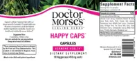 Label for Happy Caps Capsules 450 mg