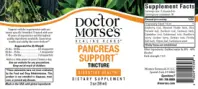 Label for Pancreas Support Tincture