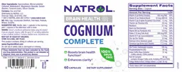 Label for Cognium Complete