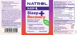 Label for Sleep+ Recovery