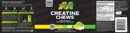 Label for Creatine Chews Citrus Burst
