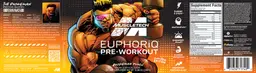 Label for EUPHORiQ Pre-Workout Boogieman Punch
