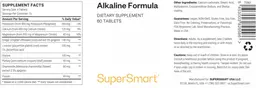 Label for Alkaline Formula