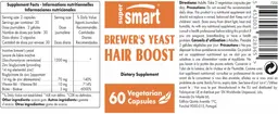 Label for Brewer's Yeast Hair Boost