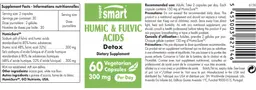 Label for Humic & Fulvic Acids 300 mg