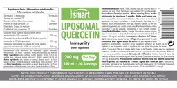 Label for Liposomal Quercetin 200 mg