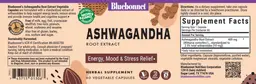 Label for Ashwagandha Root Extract