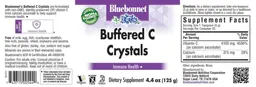 Label for Buffered C Crystals