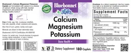 Label for Calcium Magnesium Potassium