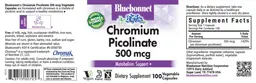Label for Chromium Picolinate 500 mcg
