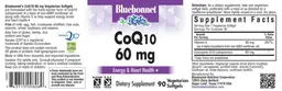 Label for CoQ10 60 mg