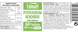 Label for Potassium Iodide 200 mcg