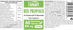 Label for Red Propolis 800 mg