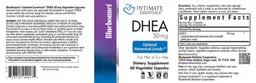 Label for DHEA 50 mg