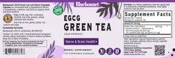 Label for EGCG Green Tea Leaf Extract
