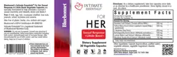 Label for For Her Sexual Response & Libido Boost