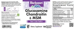 Label for Glucosamine Chondroitin & MSM