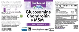 Label for Glucosamine Chondroitin & MSM