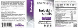 Label for Hair, Skin & Nails