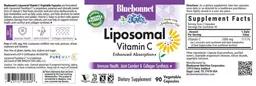 Label for Liposomal Vitamin C