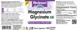 Label for Magnesium Glycinate