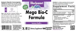 Label for Mega Bio-C Formula