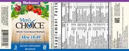 Label for Men's Choice