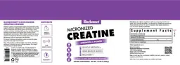 Label for Micronized Creatine