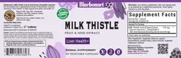 Label for Milk Thistle Fruit & Seed Extract