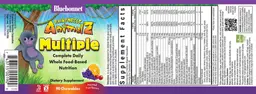 Label for Multiple Assorted Fruit Flavors