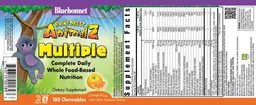 Label for Multiple Orange Flavor