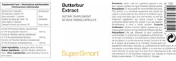 Label for Butterbur Extract