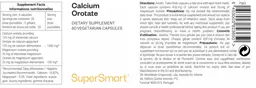 Label for Calcium Orotate