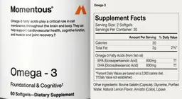 Label for Omega-3