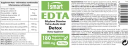 Label for EDTA Detox 1000 mg