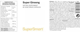 Label for Super Ginseng