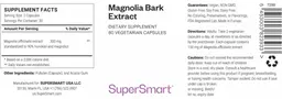 Label for Magnolia Bark Extract