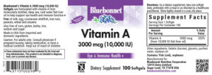 Vitamin A 3000 mcg (10,000 IU)