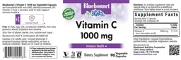 Label for Vitamin C 1000 mg