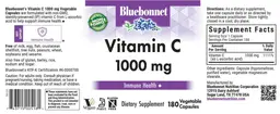 Label for Vitamin C 1000 mg
