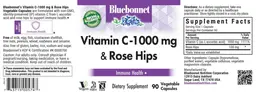 Label for Vitamin C-1000 mg & Rose Hips