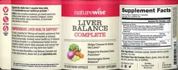 Label for Liver Balance Complete