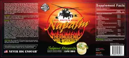 Label for Red, White & Boom Napalm Jalapeno Margarita