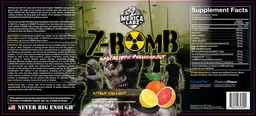Label for Z-Bomb Citrus Fallout