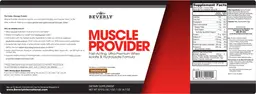 Label for Muscle Provider Chocolate Flavor