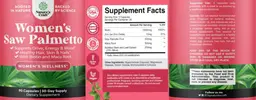 Label for Women's Saw Palmetto