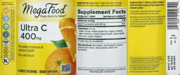 Label for Ultra C 400 mg